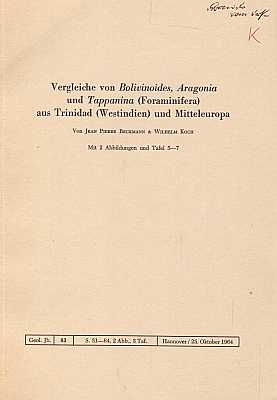 Image du vendeur pour Vergleiche von Bolivinoides, Aragonia und Tappanina (Foraminifera) aus Trinidad (Westinndien) und Mitteleuropa mis en vente par ConchBooks