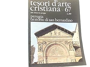 Bild des Verkufers fr Tesori d'arte Cristiana 67. Perugia oratorio di san Bernardino. zum Verkauf von Book Broker