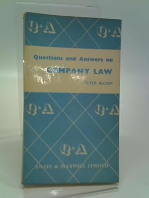 Seller image for Questions and Answers on Company Law for sale by World of Rare Books