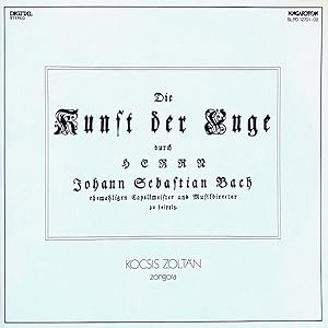 Die Kunst der Fuge; Doppel-LP - Vinyl Schallplatten