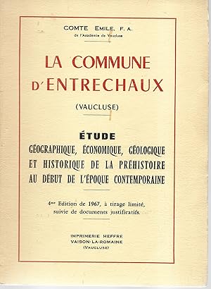 La commune d'Entrechaux (Vaucluse)