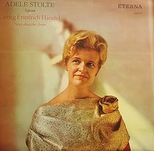 Bild des Verkufers fr Neun deutsche Arien; Sopran Adele Stolte - LP - Vinyl Schallplatte zum Verkauf von Walter Gottfried