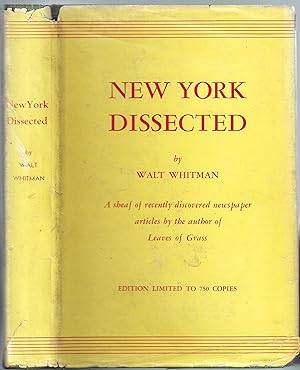 Seller image for New York Dissected for sale by Albion Books