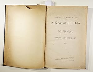 Aikakauskirja. Journal de la Societe Finno-Ougrienne.