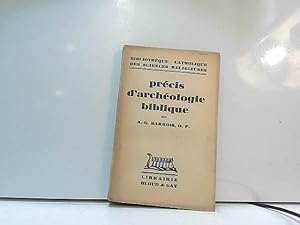 Seller image for Precis d'archeologie biblique for sale by JLG_livres anciens et modernes