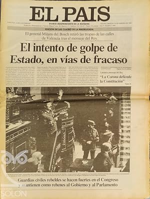 Lote 2 diarios de 'El País'. - 24-2-1981(Edición 13 horas) y 24-2-1981 (Edición 4 mañana)