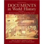 Image du vendeur pour Documents in World History, Volume 1 mis en vente par eCampus