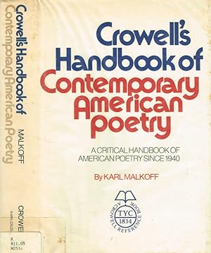 Immagine del venditore per Crowell's handbook of contemporary American poetry venduto da Biblioteca di Babele