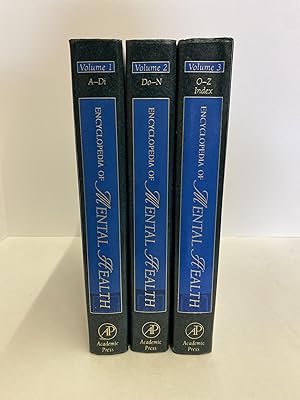 Encyclopedia of Mental Health, Three-Volume Set
