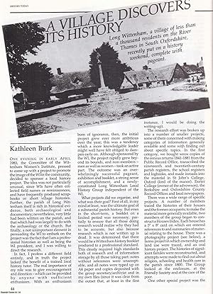 Seller image for Long Wittenham, South Oxfordshire: A Village Discovers its History. An original article from History Today, 1985. for sale by Cosmo Books