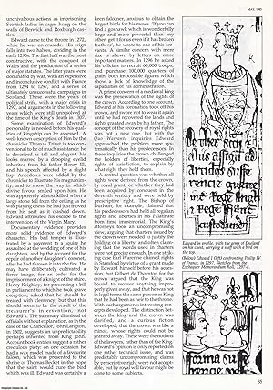 Seller image for The Art of Kingship: Edward I, 1272-1307. An original article from History Today, 1985. for sale by Cosmo Books