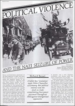 Imagen del vendedor de Political Violence and the Nazi Seizure of Power. An original article from History Today, 1985. a la venta por Cosmo Books