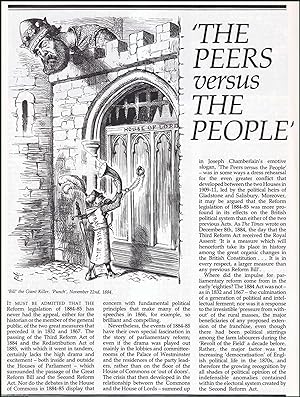 Seller image for The Peers versus The People: The Reform Crisis of 1884-85. An original article from History Today, 1985. for sale by Cosmo Books