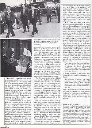 Imagen del vendedor de Immigrants and the British Labour Movement's Response. An original article from History Today, 1985. a la venta por Cosmo Books