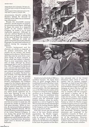 Imagen del vendedor de Mohammad Ali Jinnah and the Making of Pakistan. An original article from History Today, 1984. a la venta por Cosmo Books