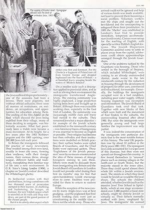 Seller image for Immigration into Britain: The Jews. An original article from History Today, 1985. for sale by Cosmo Books