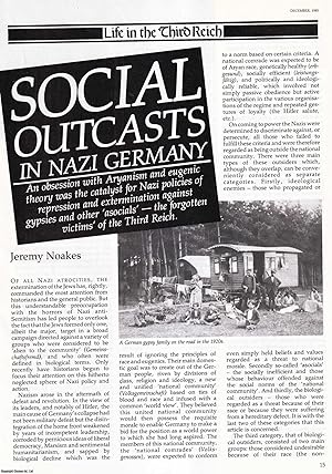 Seller image for Social Outcasts in Nazi Germany. An original article from History Today, 1985. for sale by Cosmo Books