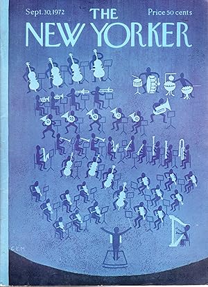 Immagine del venditore per The New Yorker Magazine, September 30, 1972 venduto da Dorley House Books, Inc.