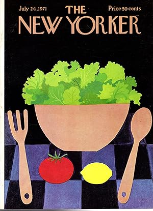 Bild des Verkufers fr The New Yorker Magazine, July 24, 1971 zum Verkauf von Dorley House Books, Inc.