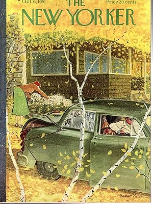 Bild des Verkufers fr The New Yorker Magazine: October 6, 1951 zum Verkauf von Dorley House Books, Inc.