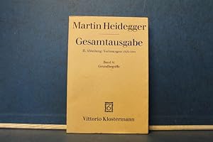 Bild des Verkufers fr Martin Heidegger Gesamtausgabe. II. Abteilung: Vorlesungen 1923-1944. Band 51. Grundbegriffe zum Verkauf von Eugen Kpper