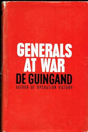 Bild des Verkufers fr GENERALS AT WAR zum Verkauf von Paul Meekins Military & History Books