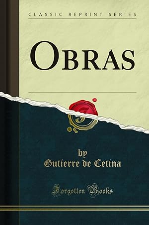 Imagen del vendedor de Obras (Classic Reprint) a la venta por Forgotten Books