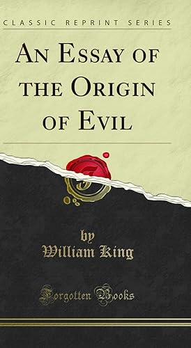 Seller image for An Essay of the Origin of Evil (Classic Reprint) for sale by Forgotten Books