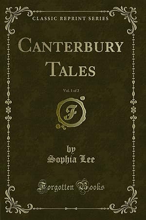 Immagine del venditore per Canterbury Tales, Vol. 1 of 2 (Classic Reprint) venduto da Forgotten Books