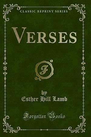 Bild des Verkufers fr Verses (Classic Reprint) zum Verkauf von Forgotten Books