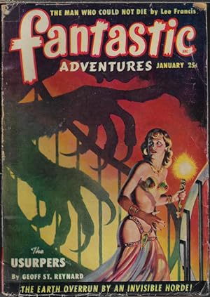 Seller image for FANTASTIC ADVENTURES: January, Jan. 1950 for sale by Books from the Crypt