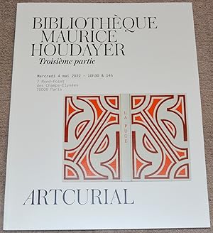 Bibliothèque Maurice Houdayer. Troisième Partie. 4 mai 2022. Paris. Vente #4157