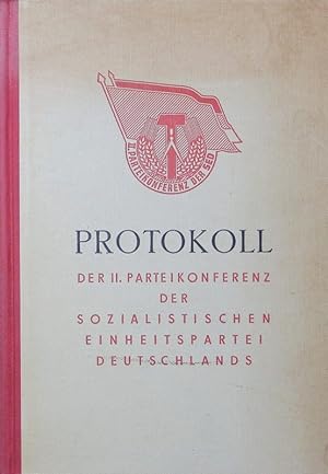 Bild des Verkufers fr Protokoll der Verhandlungen der. Parteikonferenz der Sozialistischen Einheitspartei Deutschlands. zum Verkauf von Antiquariat Bookfarm