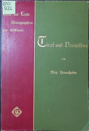 Seller image for Tirol und Vorarlberg. for sale by Antiquariat Bookfarm