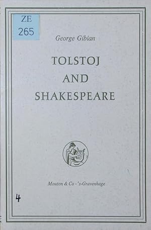 Bild des Verkufers fr Tolstoj and Shakespeare. zum Verkauf von Antiquariat Bookfarm