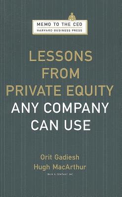 Image du vendeur pour Lessons from Private Equity Any Company Can Use (Hardback or Cased Book) mis en vente par BargainBookStores