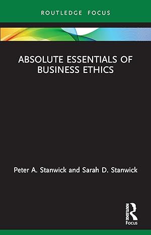 Bild des Verkufers fr Absolute Essentials of Business Ethics zum Verkauf von moluna