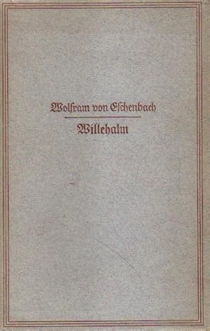 Bild des Verkufers fr Willehalm. zum Verkauf von Versandantiquariat Boller