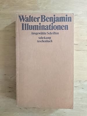 Bild des Verkufers fr Illuminationen - Ausgewhlte Schriften zum Verkauf von Antiquariat Birgit Gerl