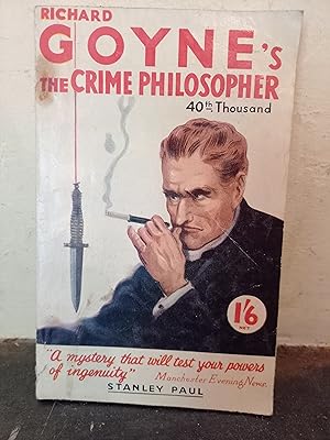 Imagen del vendedor de The Crime Philosopher a la venta por Temple Bar Bookshop