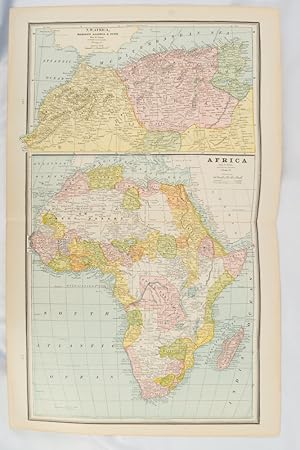 Africa [and] N. W. Africa, Morocco, Algeria & Tunis.