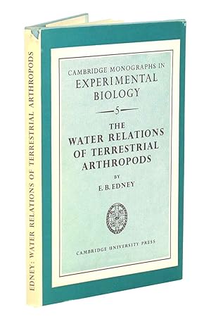 Imagen del vendedor de The water relations of terrestrial arthropods. a la venta por Andrew Isles Natural History Books