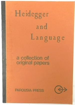 Bild des Verkufers fr Heidegger and Language: A Collection of Original Papers zum Verkauf von PsychoBabel & Skoob Books