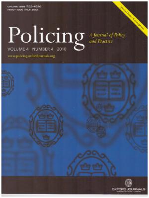 Seller image for POLICING A Journal of Policy and Practice Volume 4 Number 4 2010 Special Issue for sale by Loretta Lay Books
