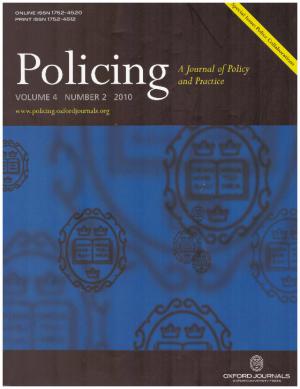 Seller image for POLICING A Journal of Policy and Practice Volume 4 Number 2 2010 Special Issue for sale by Loretta Lay Books