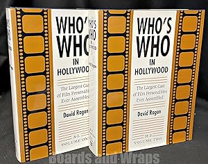 Who's Who in Hollywood 2 volumes