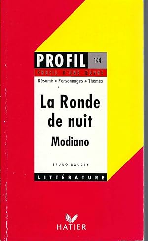 Image du vendeur pour Profil D'Une Oeuvre Modiano: La Ronde De Nuit mis en vente par BYTOWN BOOKERY