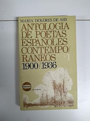 Imagen del vendedor de Antologa de poetas espaoles contemporneos 1900/1936, 1 a la venta por Libros Ambig