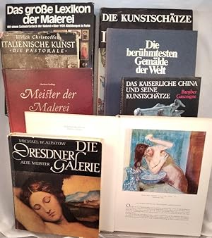 Kunst, thematisches Konvolut von 8 Bänden [8 Bücher].