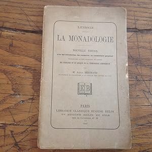 La MONADOLOGIE Nouvelle édition de 1886